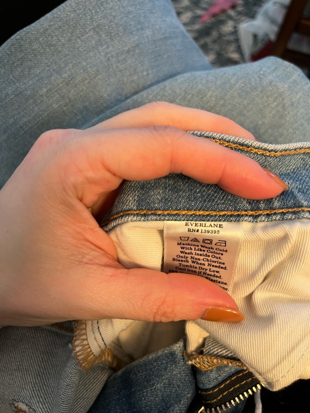 High Rise Straight Ankle Jeans - Picture 5 of 5